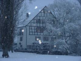 Mühle im Winter